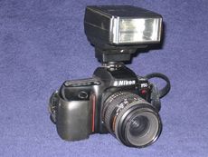 Fotoapparat mit Blitzlicht.JPG
